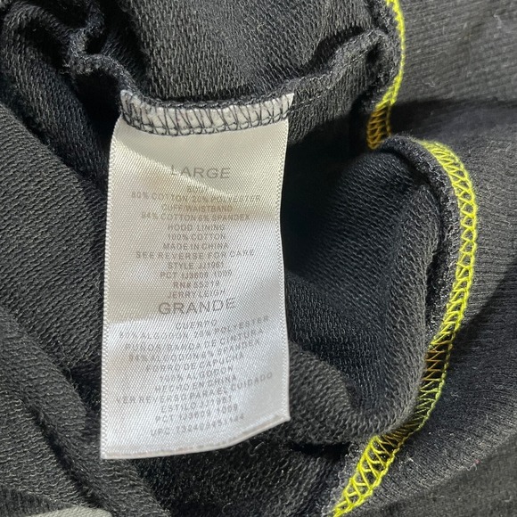 Vintage Abbey Dawn Avril Lavigne Hoodie Sweatshirt L Black Zip Y2K Grunge‎ Emo - Picture 10 of 13